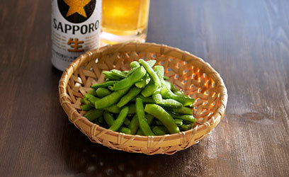 文句なしのビールのお供 大人のゆで枝豆
