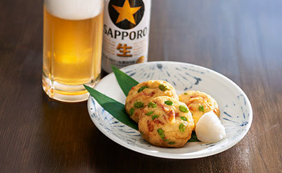 枝豆の繊細な甘みが広がる 夏の枝豆がんも