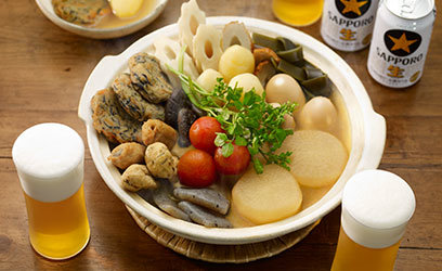 すっきりとした出汁で、 素材の味を引き出す おでん
