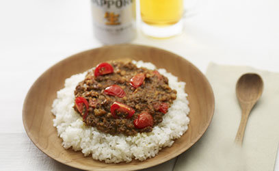 さわやかで力強い ドライキーマカレー