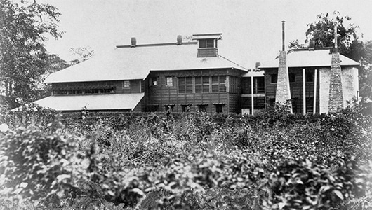 The beer brewery, seen from the north
