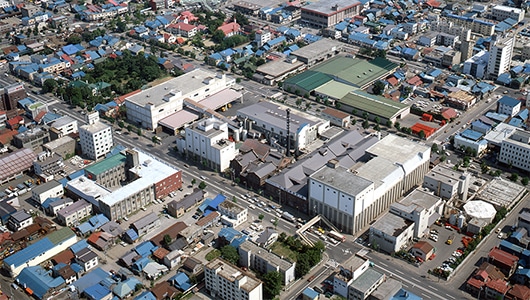 The Sapporo Brewery around 1985