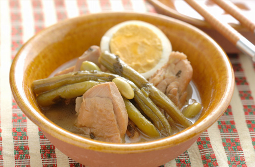 枝豆入りアドボ
