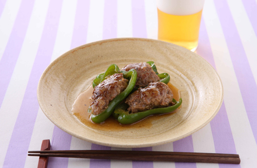 ピーマンの肉詰め煮