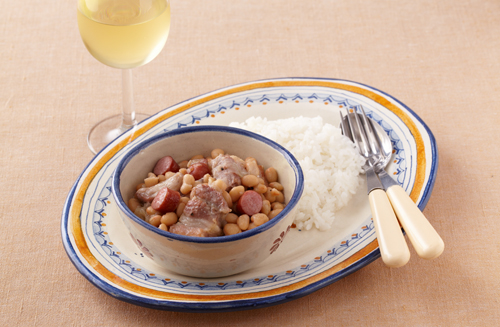 フェジョアーダ風豆の煮込み
