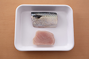 魚でもおいしく作れます。さば、めかじきなどがおすすめです。