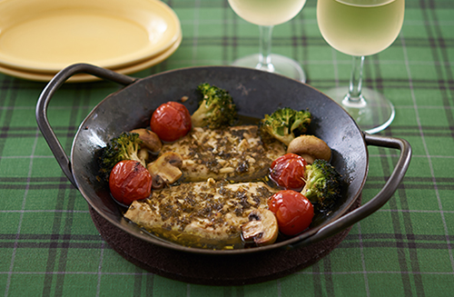 ハーブマリネかじきのグリル焼き