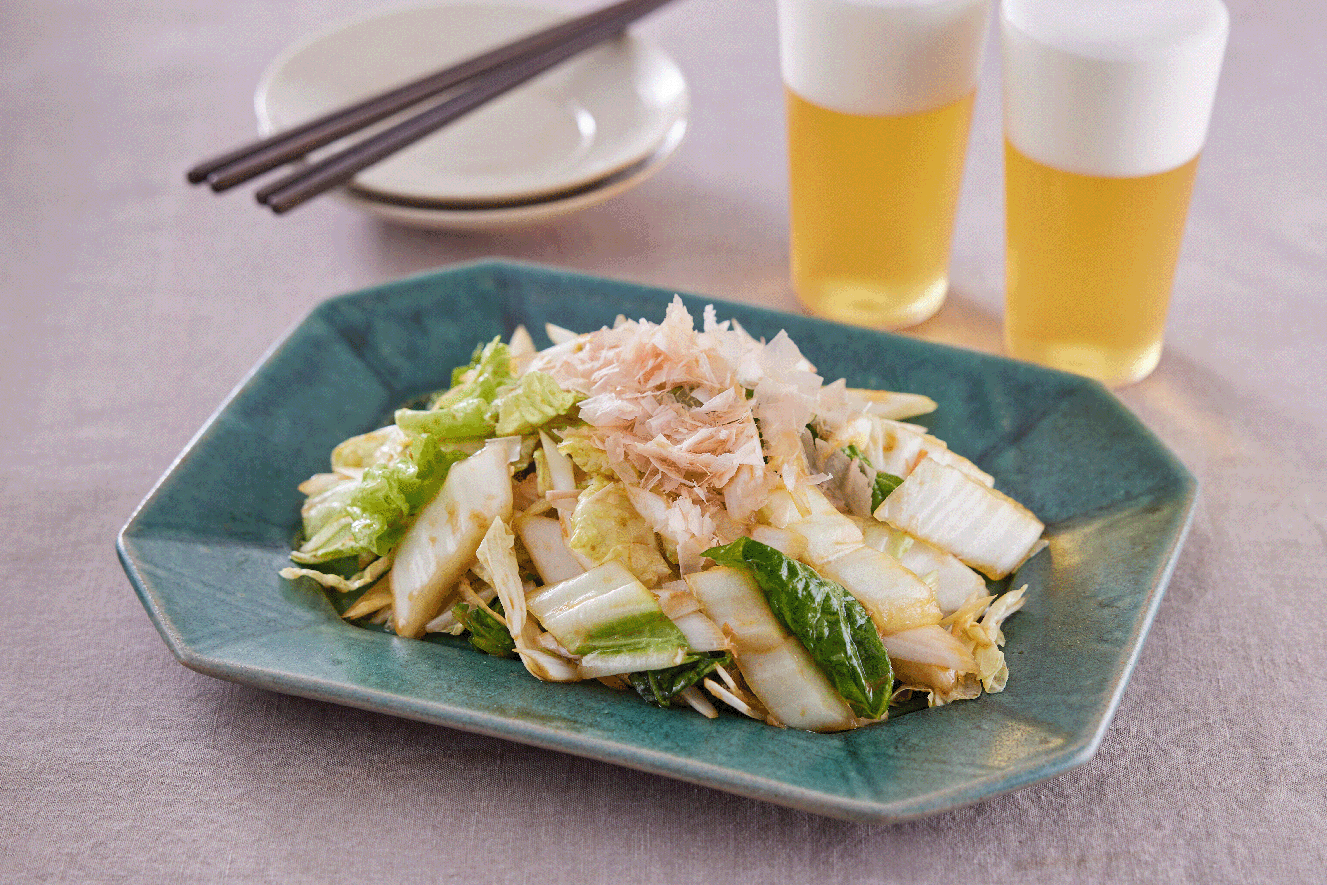 白菜のおかかしょうゆ和え