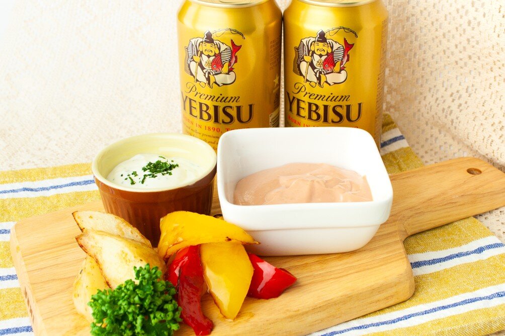 【森永乳業さん考案レシピ！】水切りビヒダスディップ（2種）
