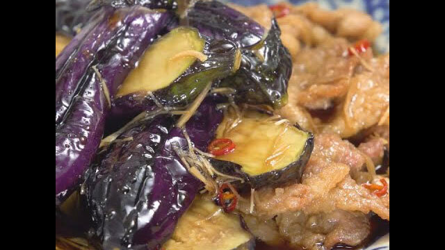 カンパイ★レシピ「なすと豚肉の揚げ浸し」