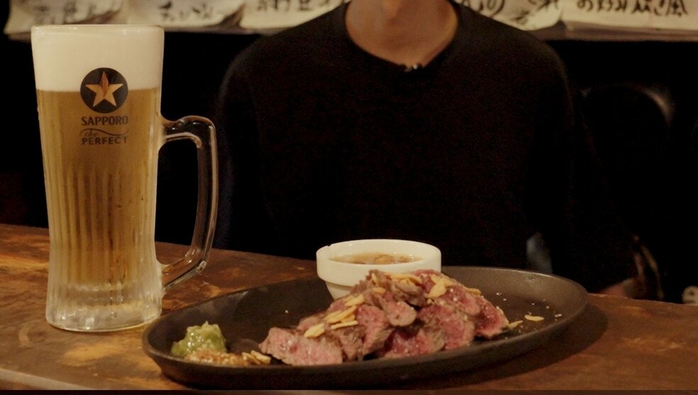 ザ・パーフェクト黒ラベルが飲める店の大人つまみ「立喰酒場 金獅子 西中島南方店」篇