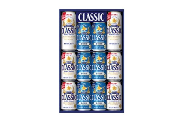 サッポロ クラシック缶350ml×4本、サッポロ クラシック缶500ml×2本、サッポロ クラシック 夏の爽快缶350ml×6本