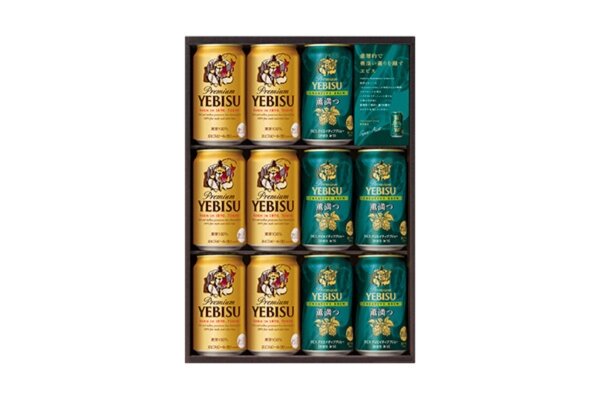 ヱビスビール缶350ml×6本、ヱビス クリエイティブブリュー 薫満つ缶350ml×5本