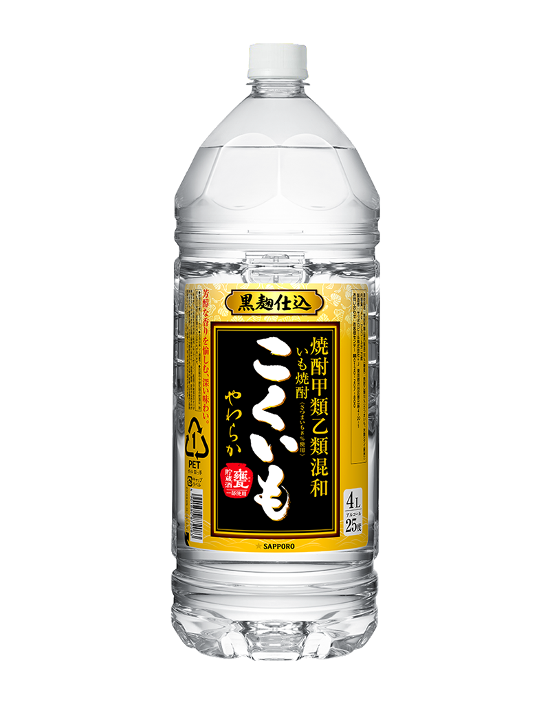 焼酎甲類乙類混和いも焼酎 こくいもやわらか