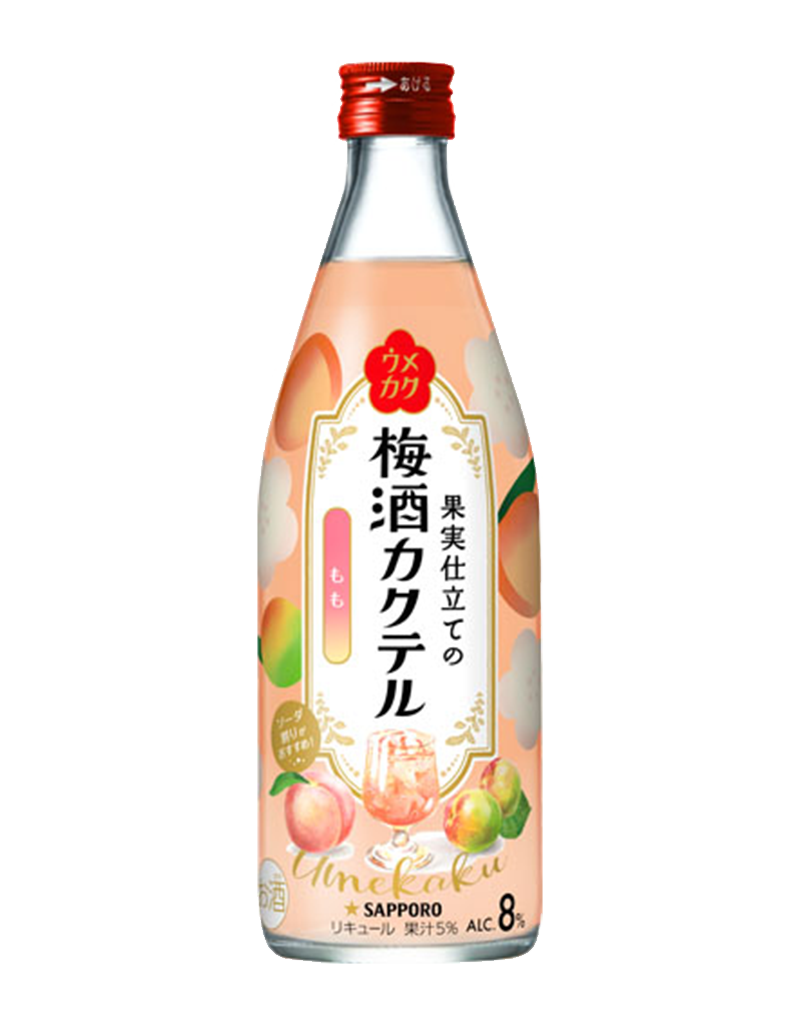 ウメカク 果実仕立ての梅酒カクテル もも