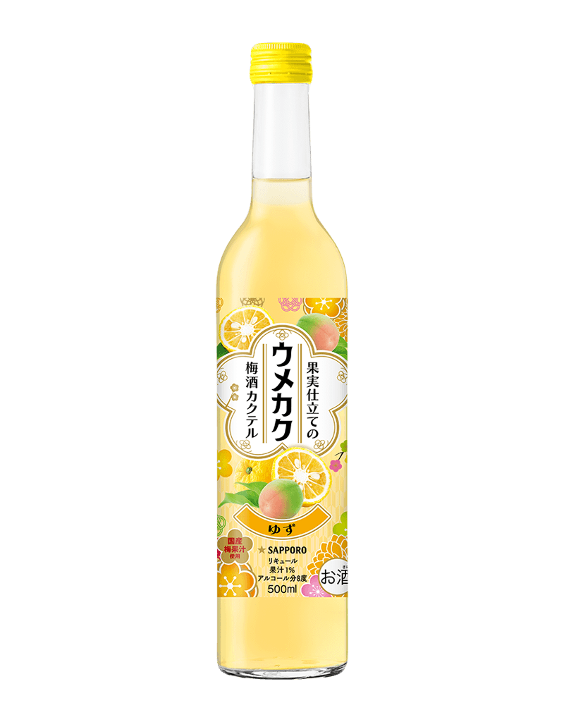 ウメカク 果実仕立ての梅酒カクテル  ゆず