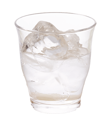 「本格麦焼酎 和ら麦」が注がれたグラス