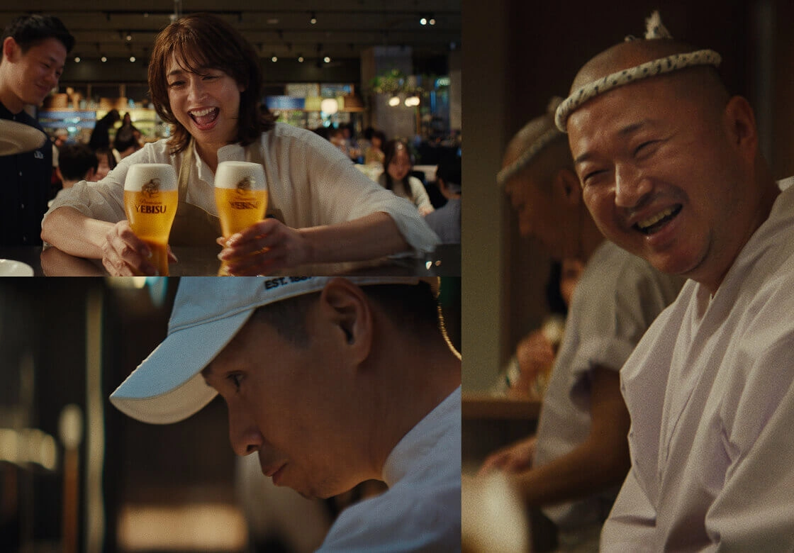 画像：ヱビス「いい顔の飲食店」篇 CMカット3