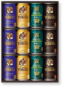 画像：ヱビス 4種の味わいセット YUF3D